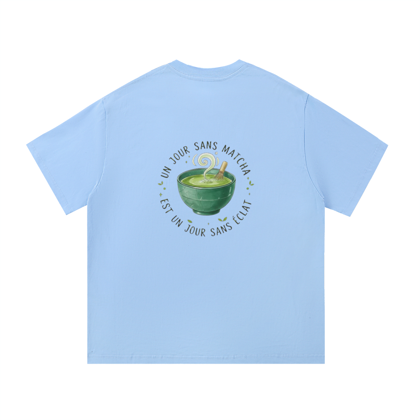 T-shirt essentiel en coton - Matcha