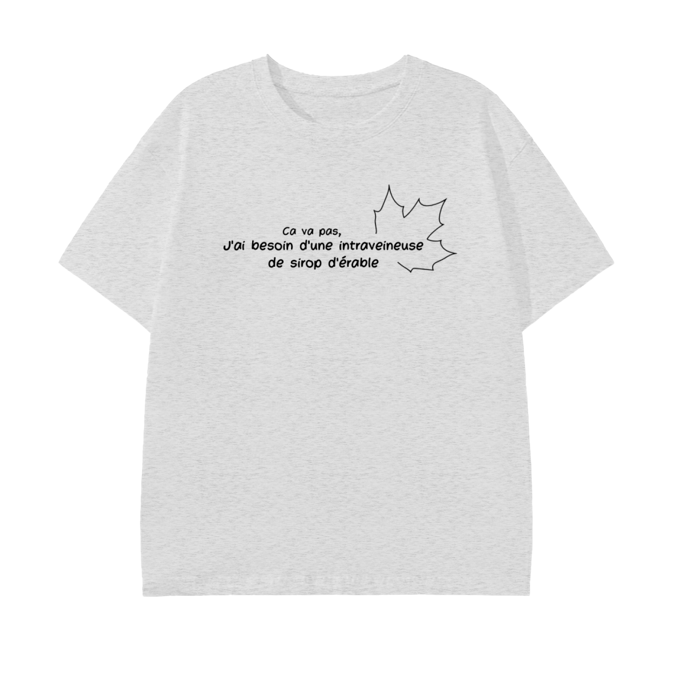 T-shirt unisexe en coton pur - Sirop d'érable