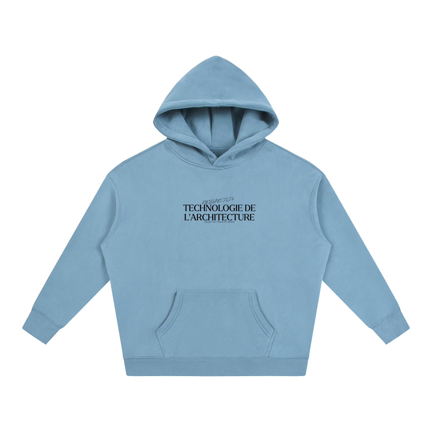 Oversize Fleeced Hoodie - FINISSANT_MODÈLE_01