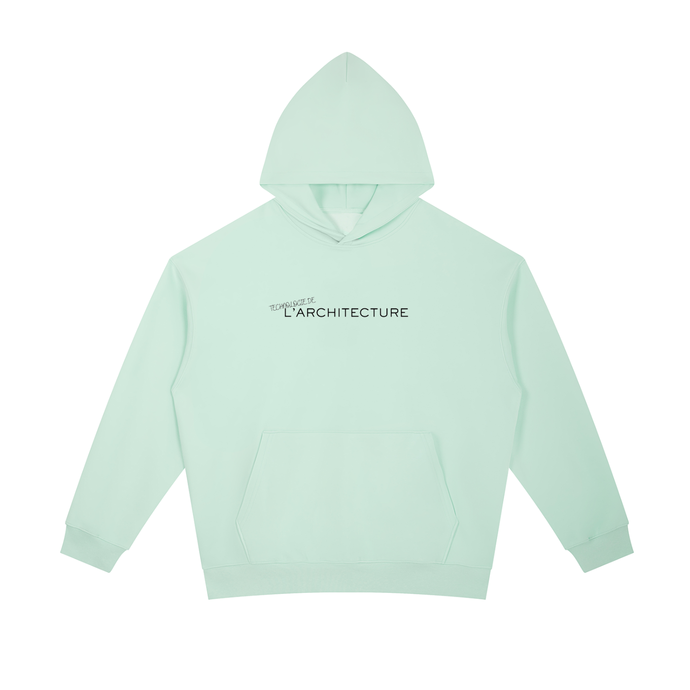 Hoodie essentiel en coton épais - Architecture - modèle 5