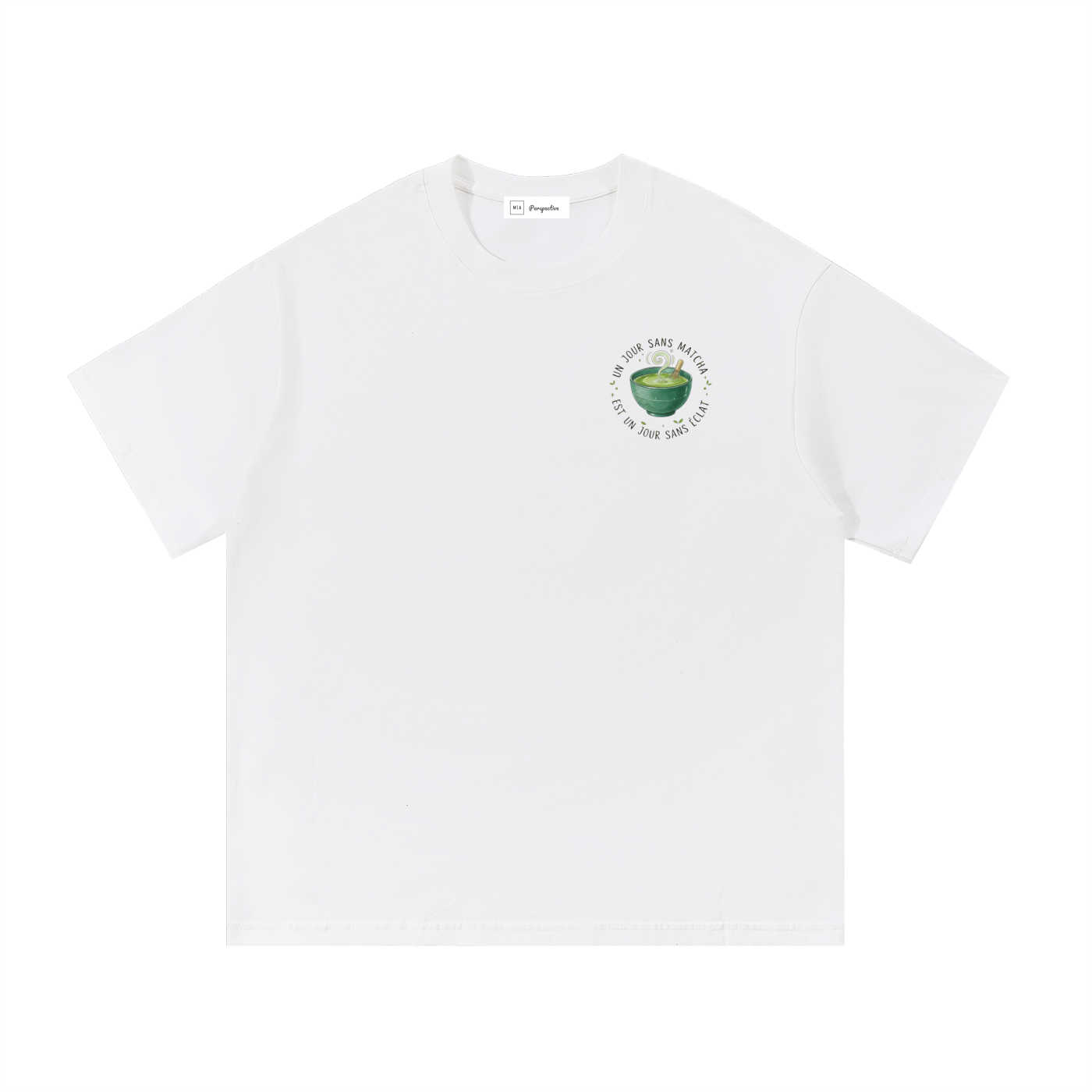 T-shirt essentiel en coton - Matcha