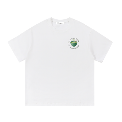 T-shirt essentiel en coton - Matcha