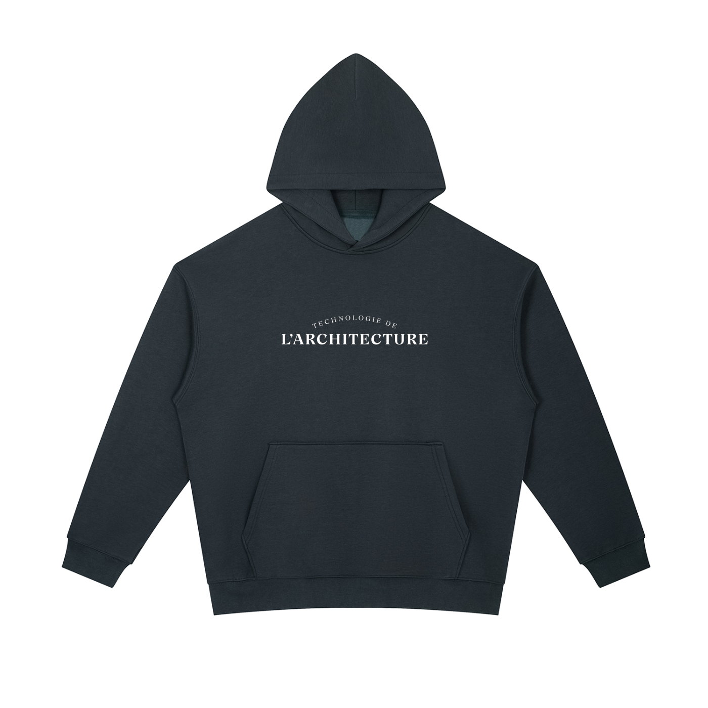 Hoodie essentiel en coton épais - Architecture - modèle 1