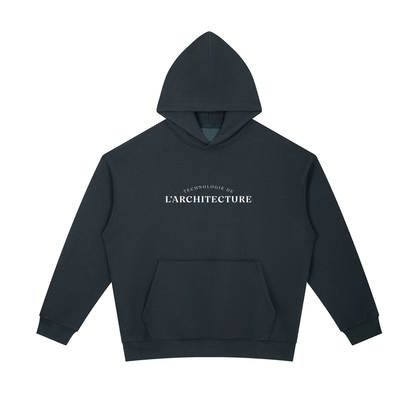 Hoodie essentiel en coton épais - Architecture - modèle 1