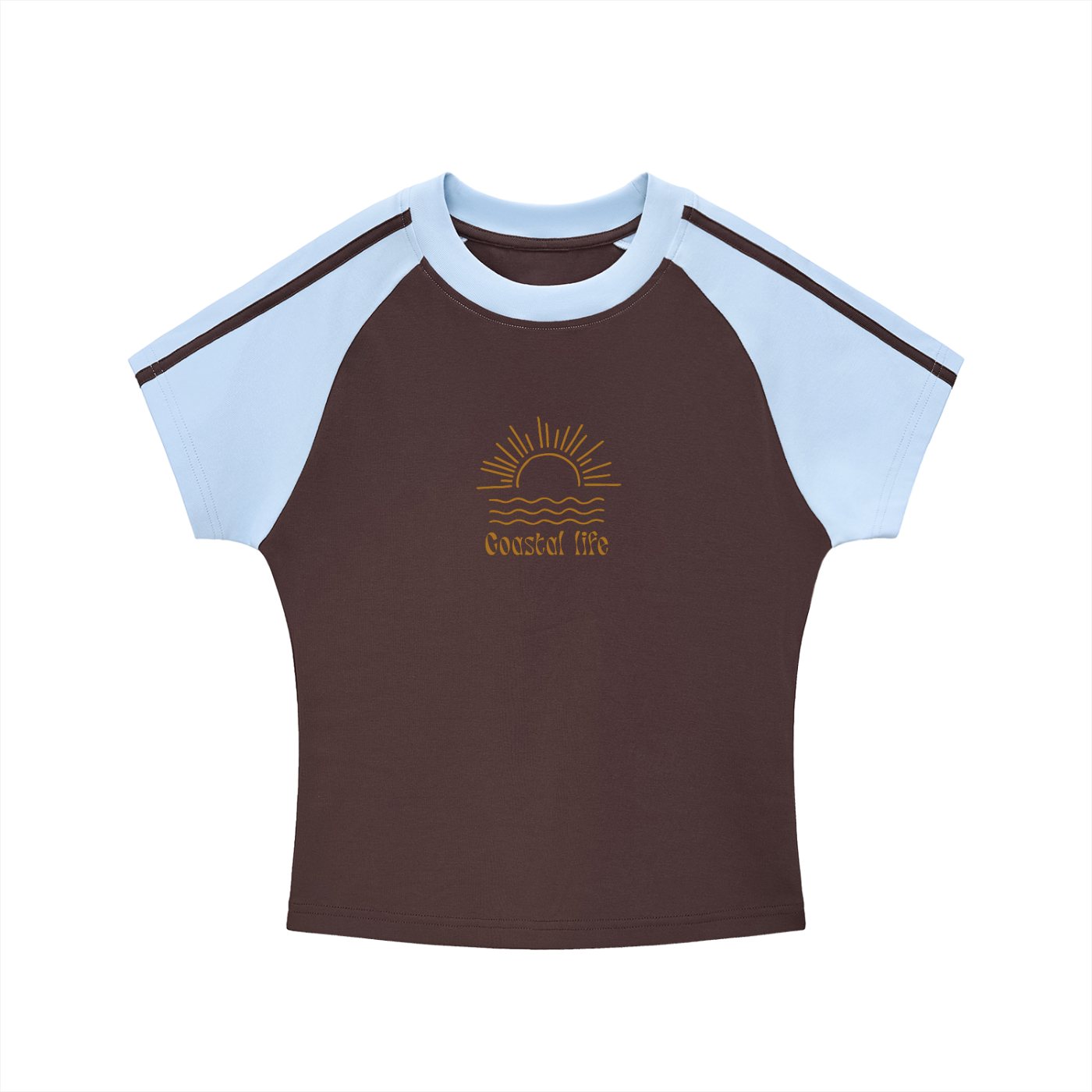 T-shirt moulant - Coastal life