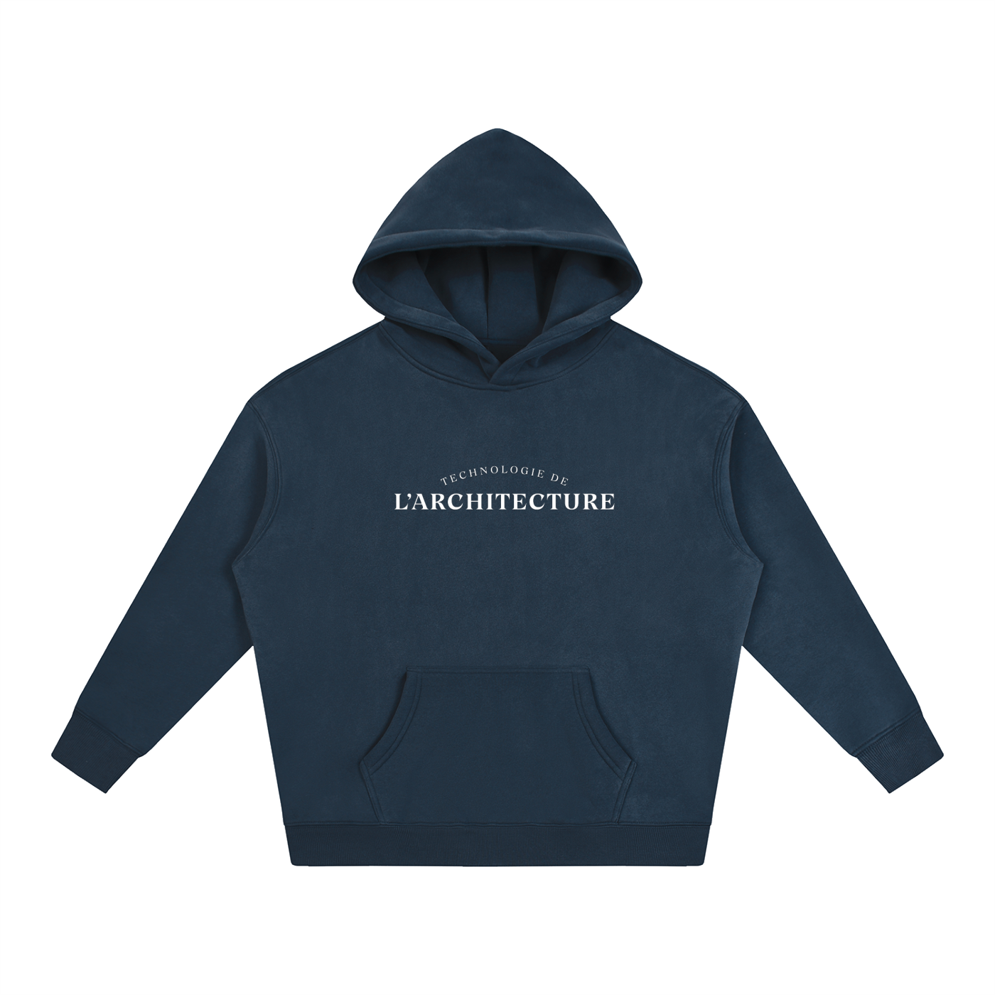 Oversize Fleeced Hoodie - MODÈLE_02