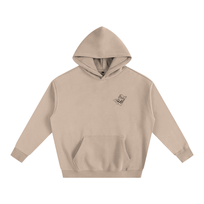 Hoodie oversize en molleton - Architecture - modèle 3