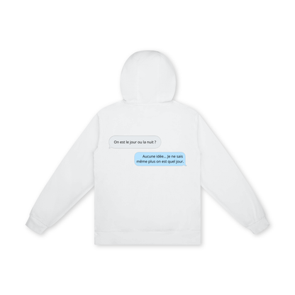 Hoodie unisexe confort quotidien - Passage du temps