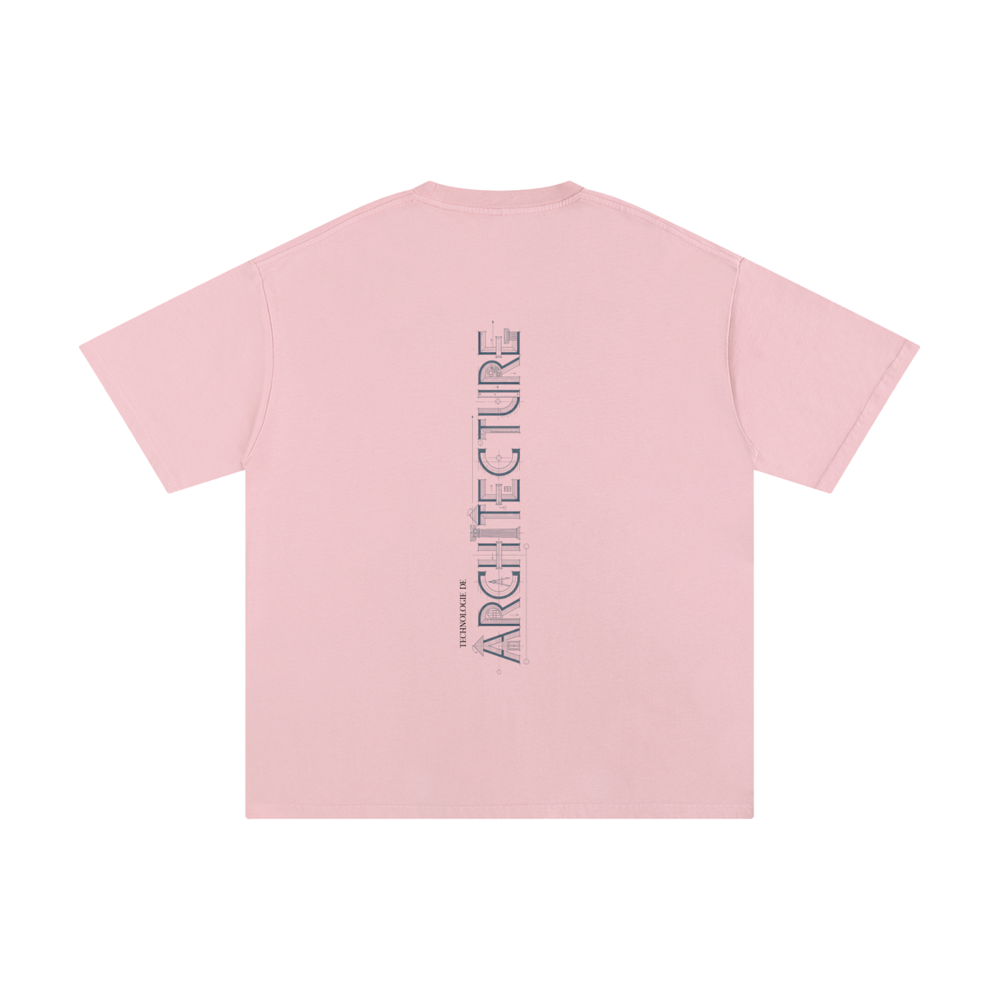 T-shirt unisexe en coton pur - Architecture - Modèle 3