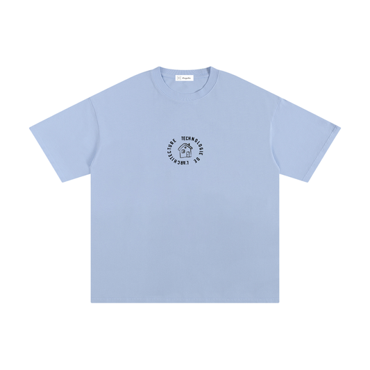 T-shirt unisexe en coton pur - Architecture - Modèle 2