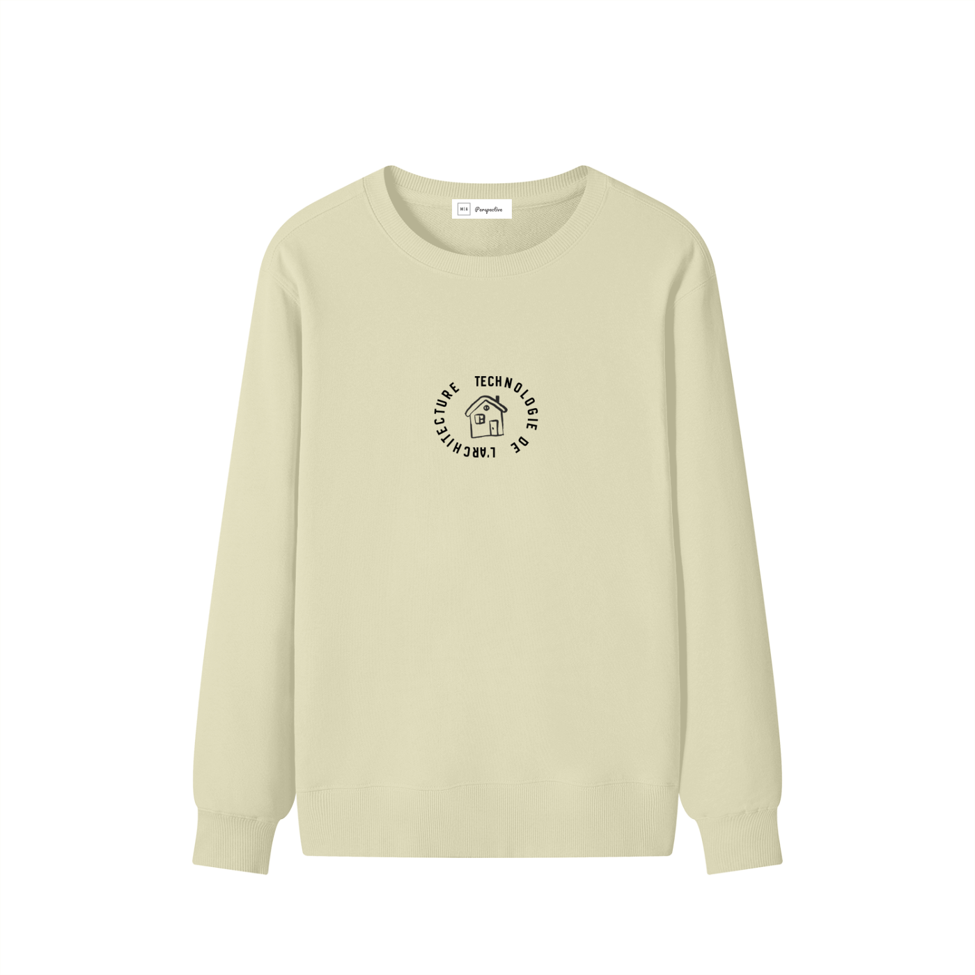 Chandail style Sweat-shirt unisexe en coton - Architecture - Modèle 2