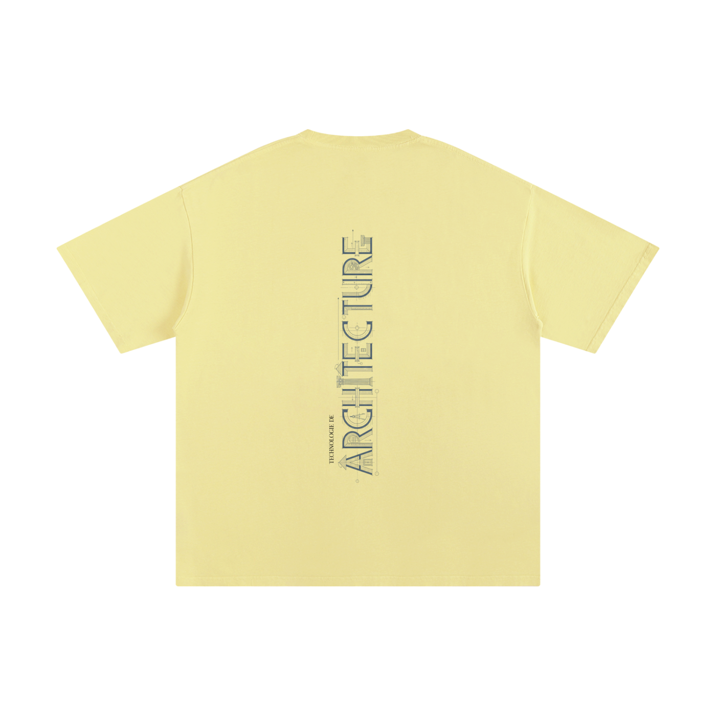 T-shirt unisexe en coton pur - Architecture - Modèle 3
