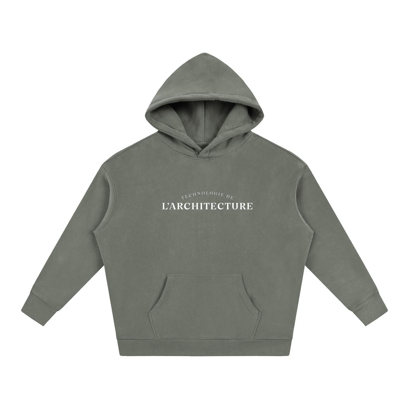 Oversize Fleeced Hoodie - MODÈLE_02