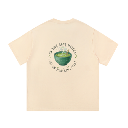 T-shirt essentiel en coton - Matcha
