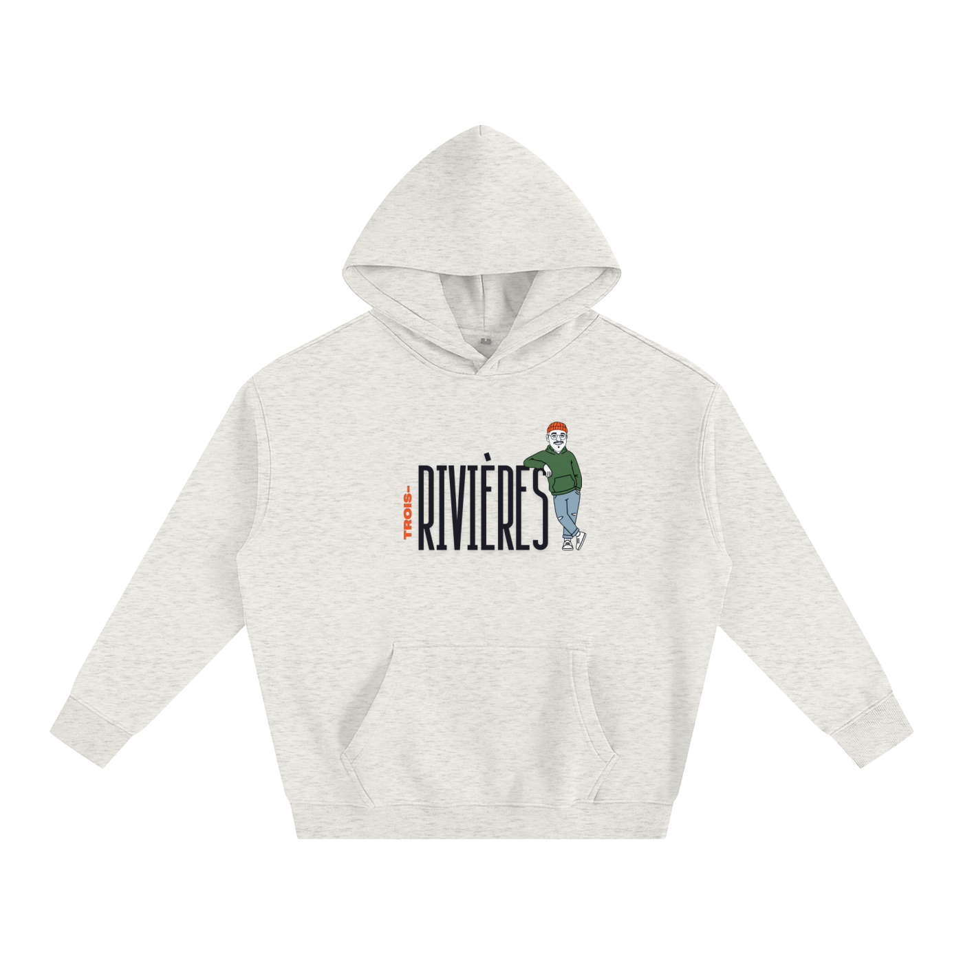 Hoodie oversize en molleton - Sam-à-TR - Collab