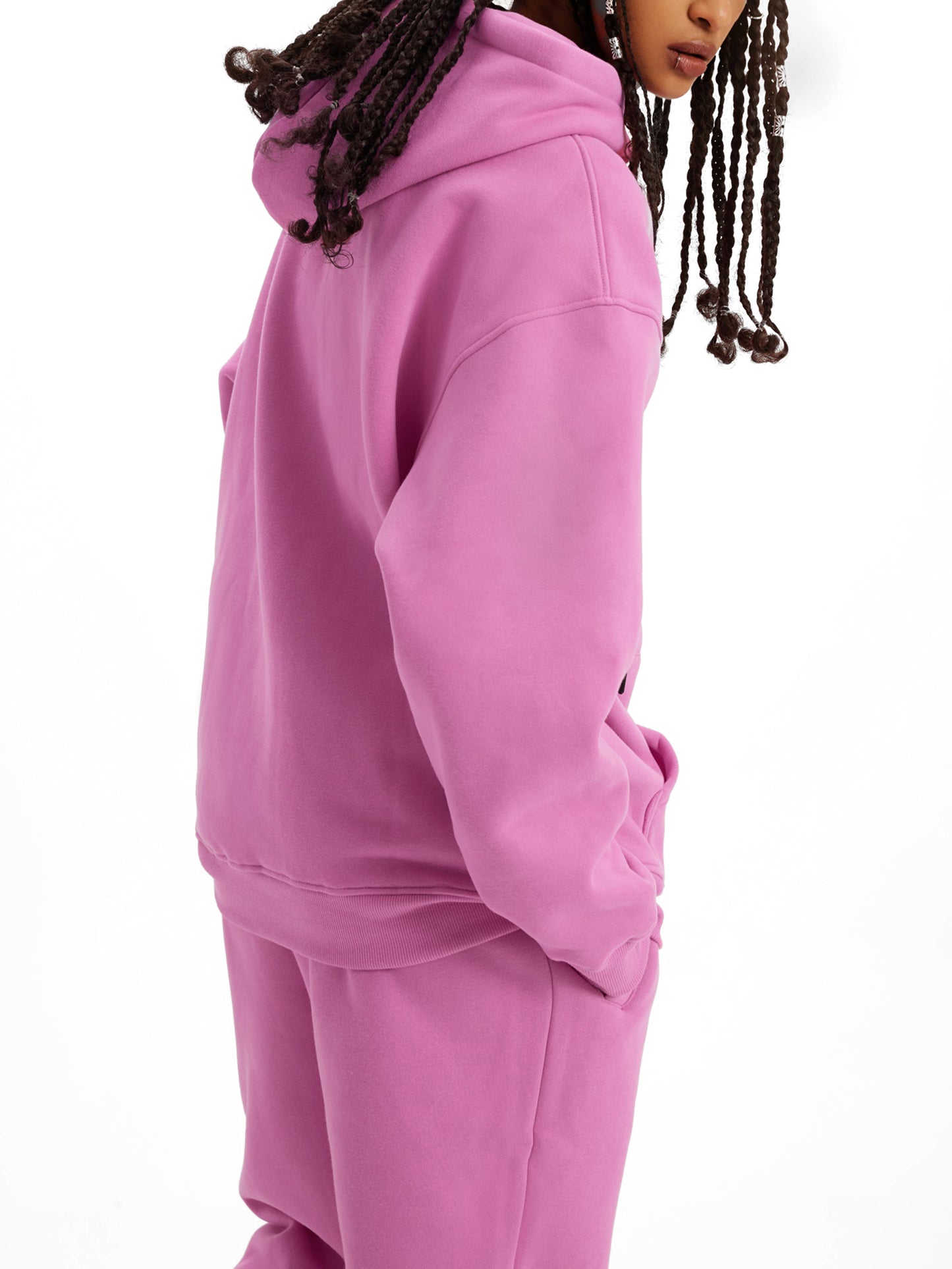 Hoodie streetwear unisexe en molleton - No rush