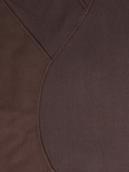 Short, half-zip hoodie - Small flowers