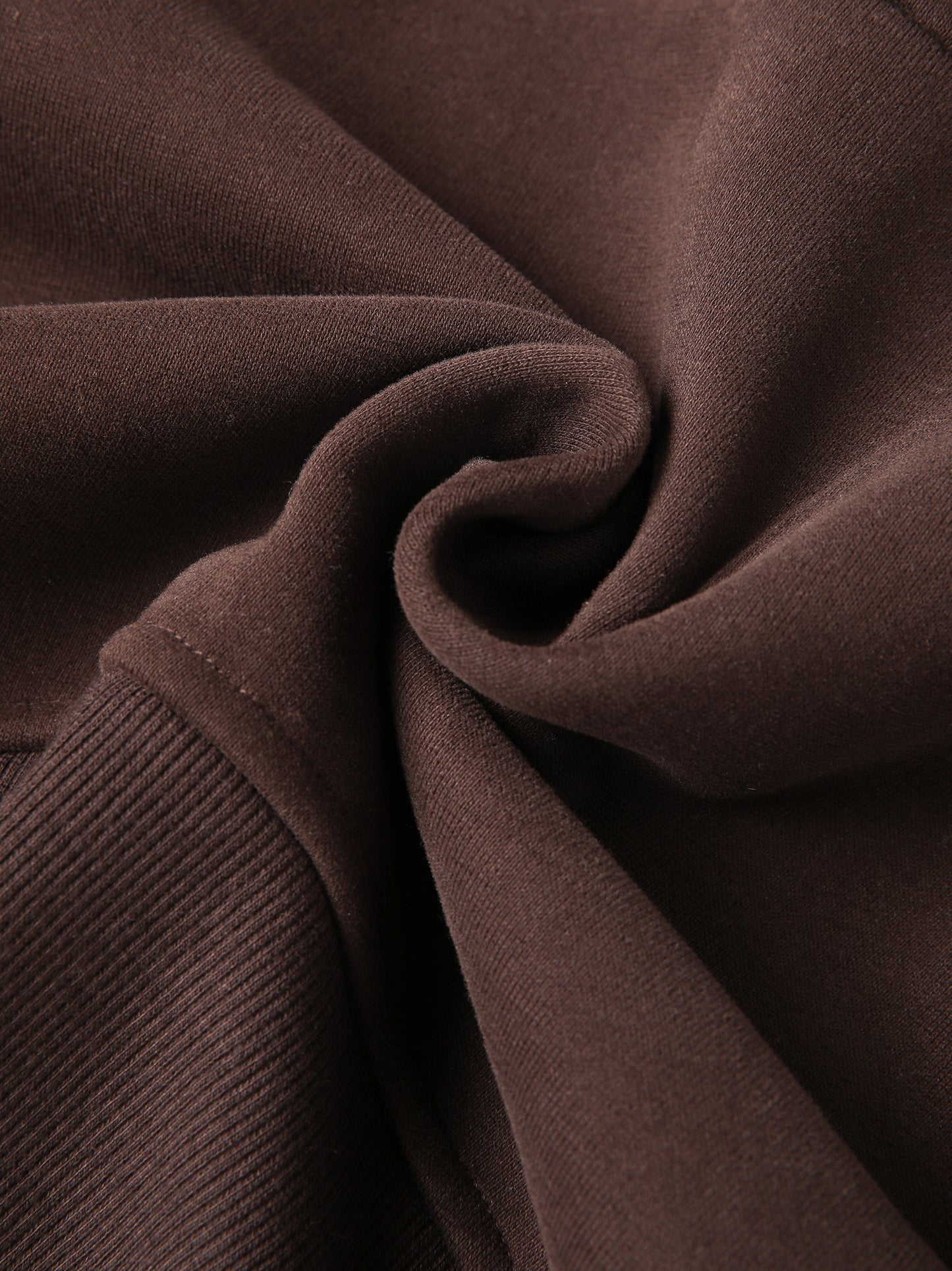 Short, half-zip hoodie - Small flowers