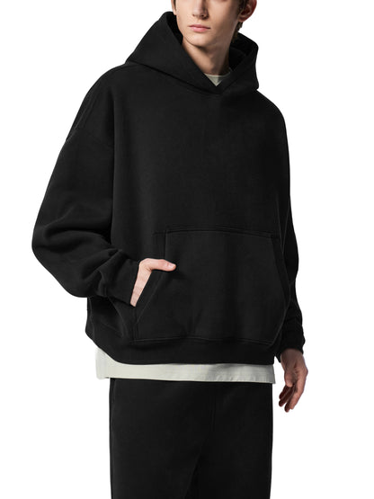 Hoodie essentiel oversize à coupe boxy en molleton - Bureau