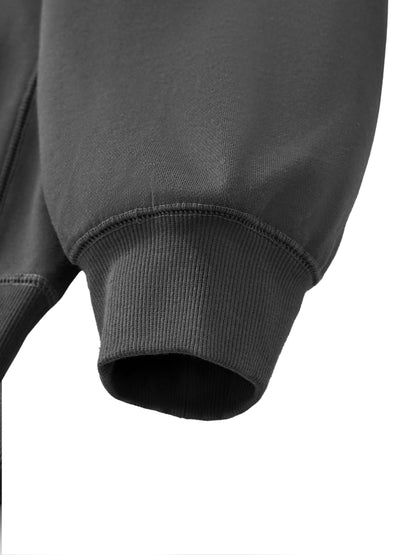 Sweat boxy essentiel Heavyweight à manches dolman - Café