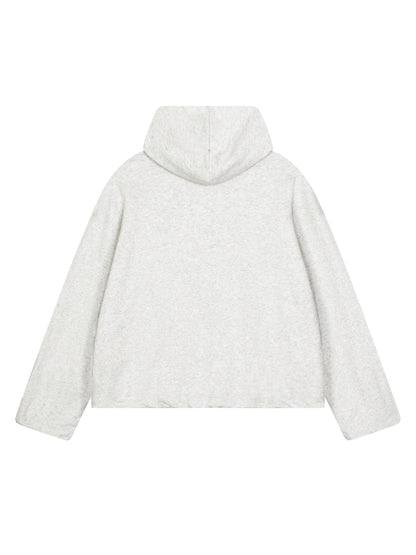 Hoodie boxy à ourlet froncé - Cities on screens