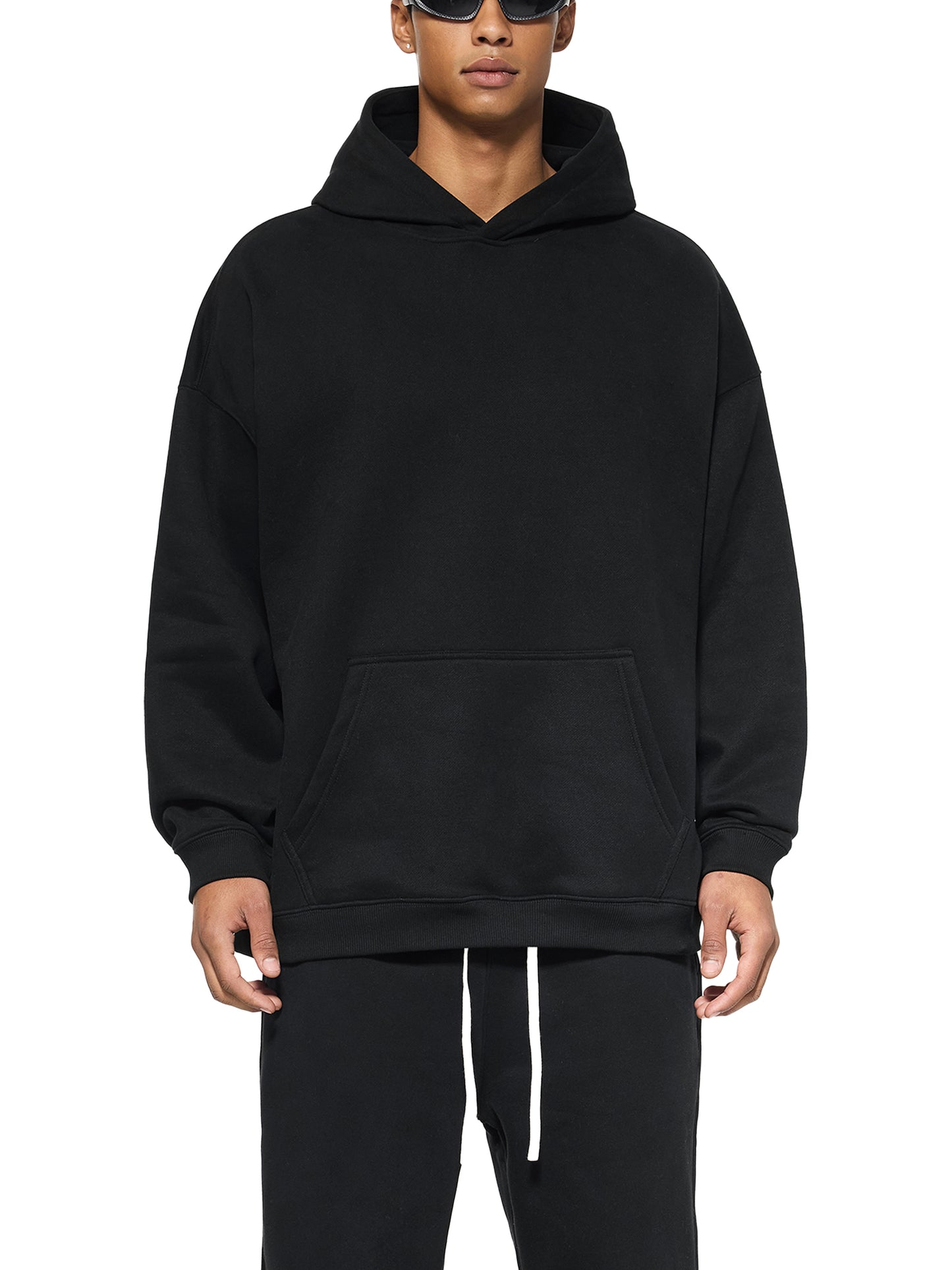 Hoodie oversize en molleton - Architecture - modèle 2