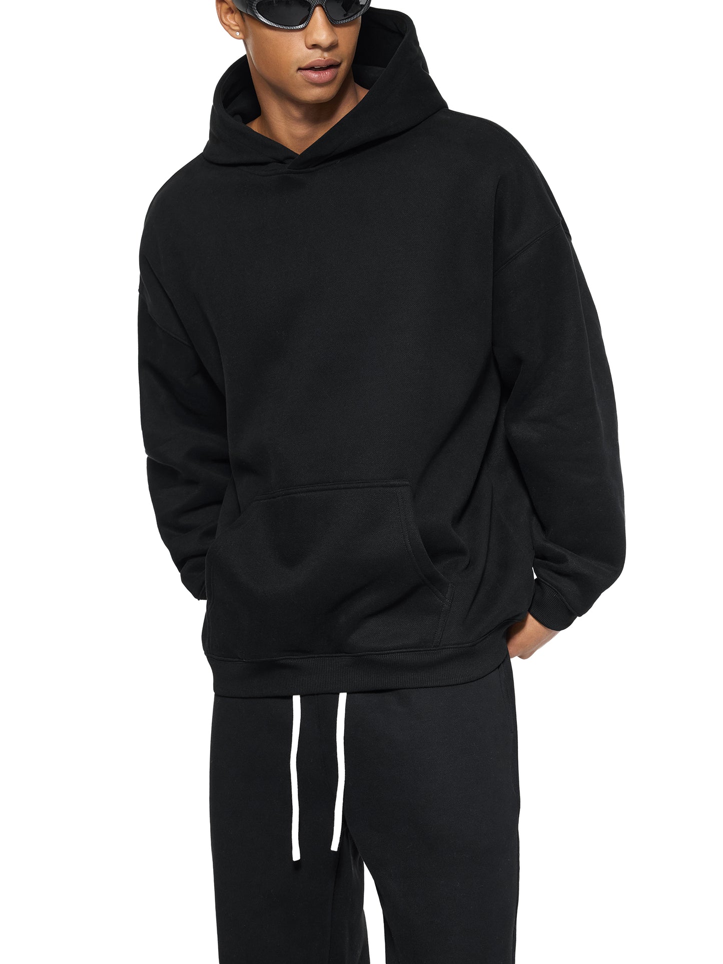 Hoodie oversize en molleton - Architecture - modèle 4
