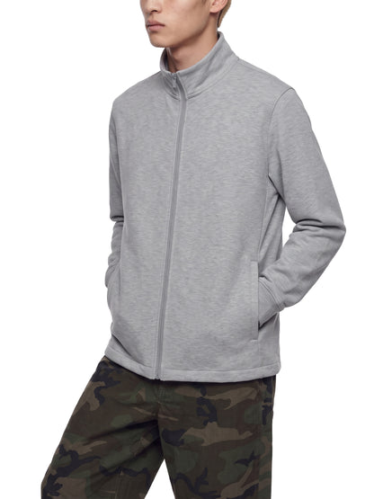 Unisex Stand Collar Jacket - Cozy season